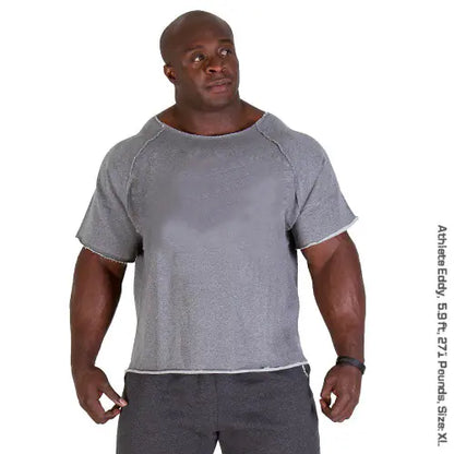 Men's Batman Print Gym Short Sleeve Shirt