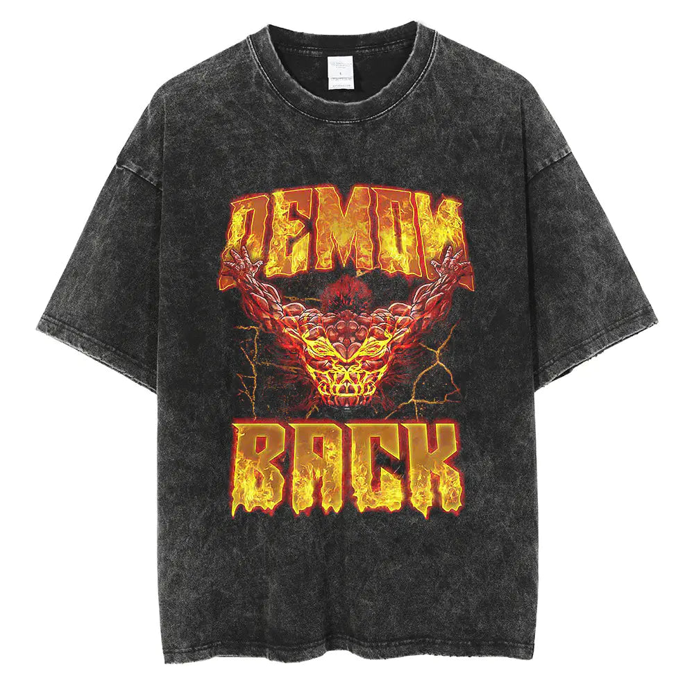 Hanma Baki The Grappler Gym Anime T-shirt for Men
