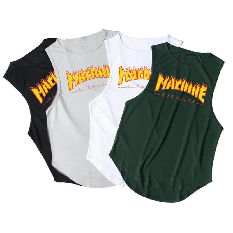 Breathable Cotton Men's Vest for Daily Gym Wear
