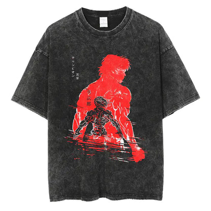 Hanma Baki The Grappler Gym Anime T-shirt for Men
