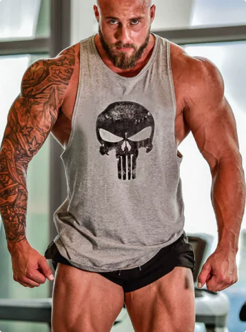 Men's Cotton Vest for Gym - Breathable & Sweat-Absorbing