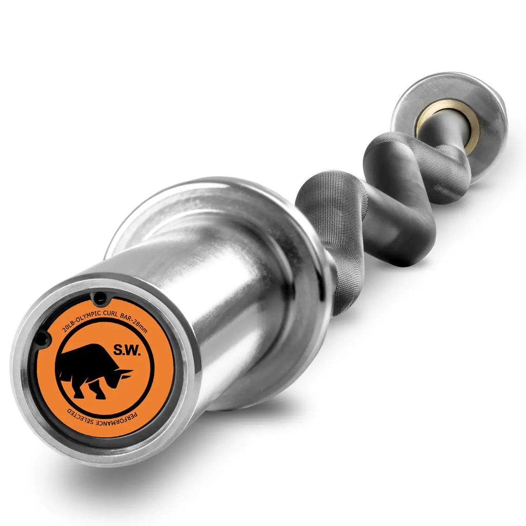 Chong 300lb-47Inch Olympic Super Curl Bar