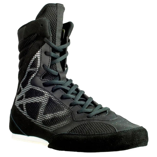 CORE Boxing Shoes - Lightweight Boxing Shoes for Men & Women - Boxing Training Shoes with High Support – High Traction Boxing Boots Black 11.5 US