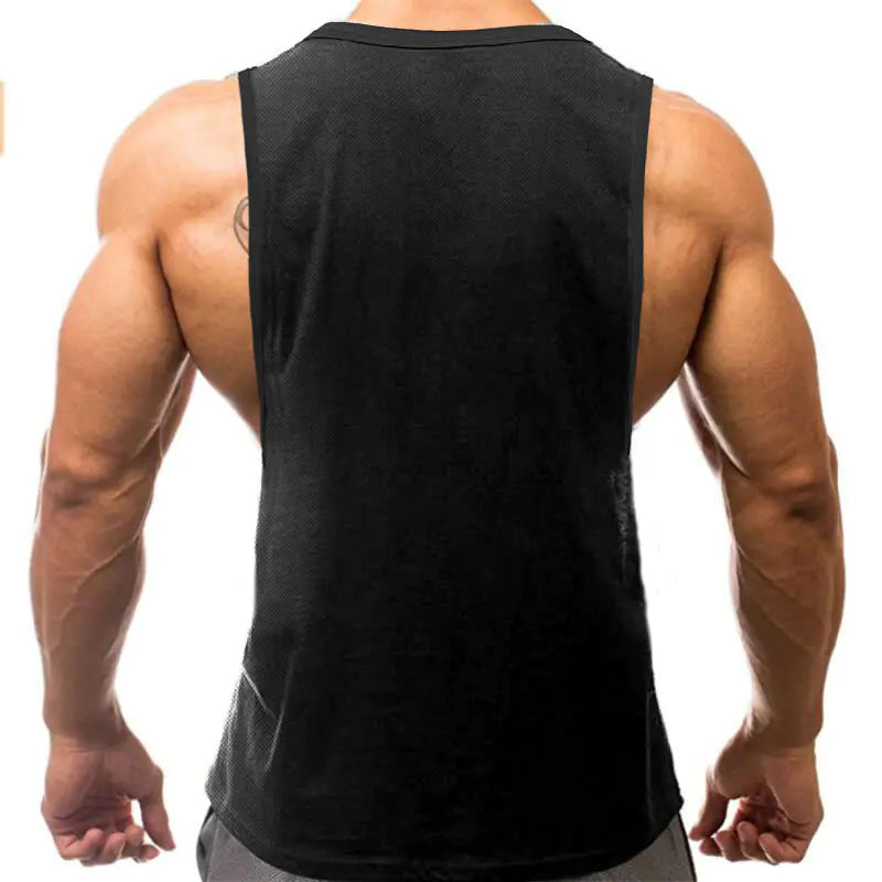 Breathable Casual Polyester Men's Gym Vest