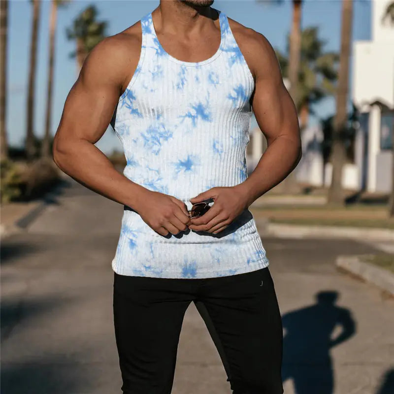 Men's Fitness Sleeveless Gym Vest Tank Top