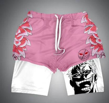 Anime Berserk 2-in-1 Gym Shorts for Men (3D Print)