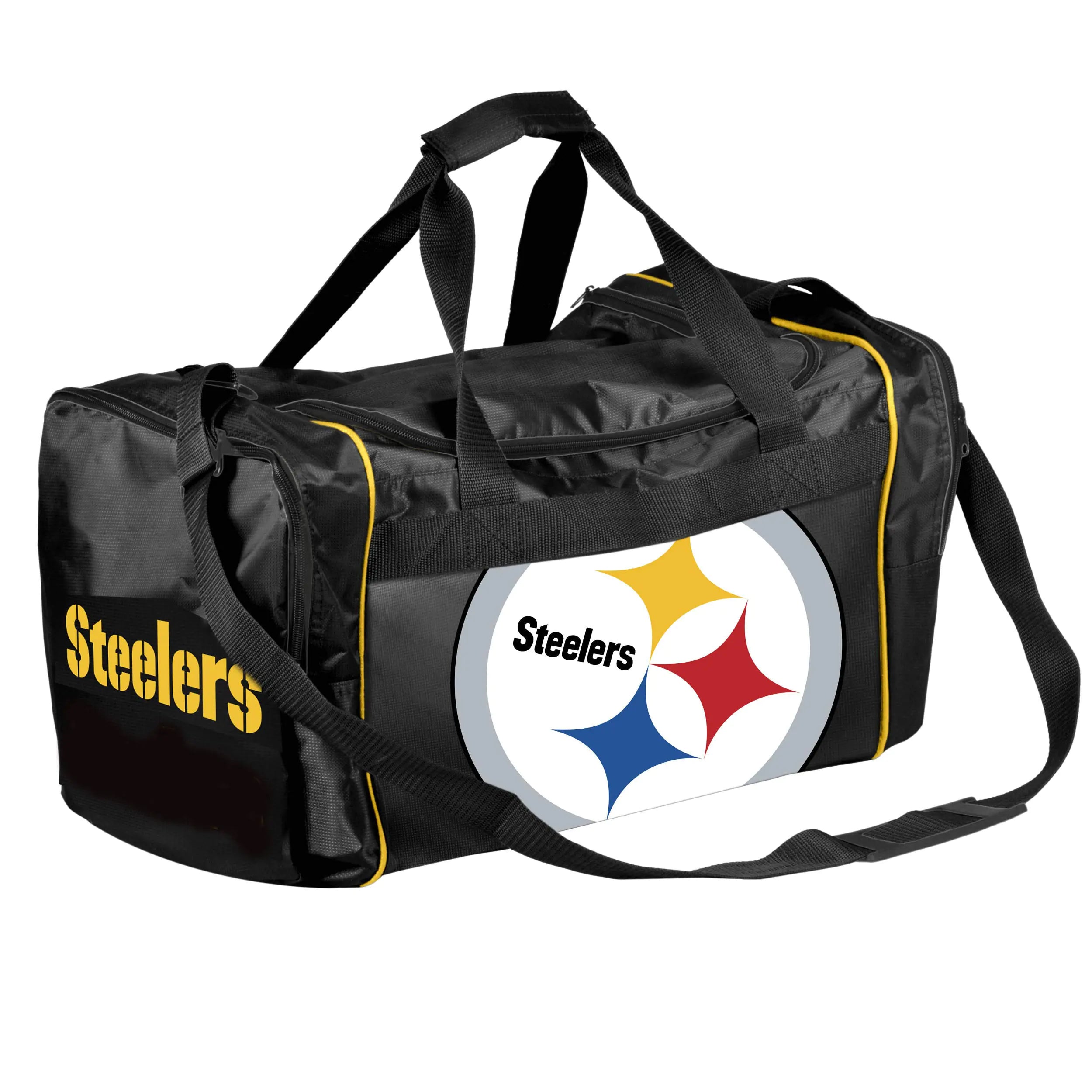 FOCO NFL Pittsburgh Steelers Core Duffel Gym Bag