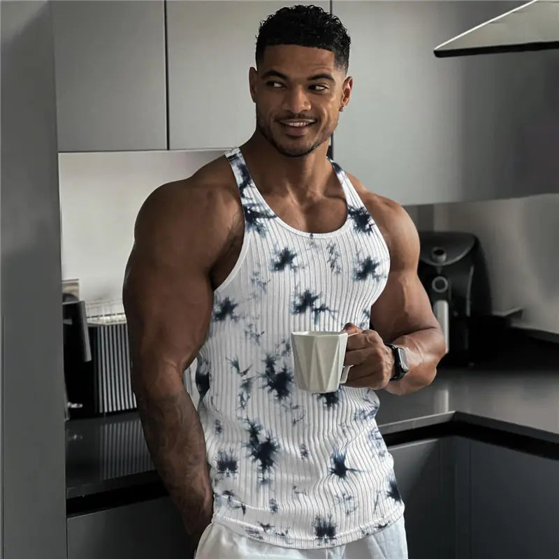 Men's Fitness Sleeveless Gym Vest Tank Top