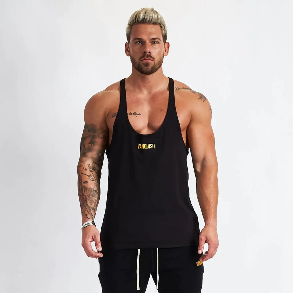 Men's Casual Cotton Vest for Gym & Exercise
