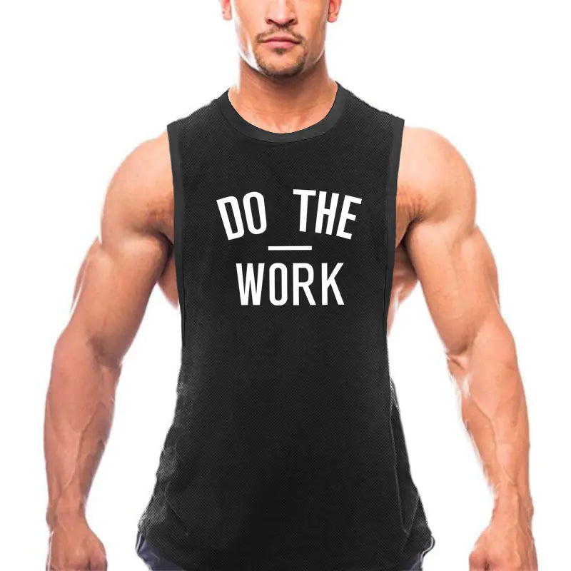 Breathable Casual Polyester Men's Gym Vest