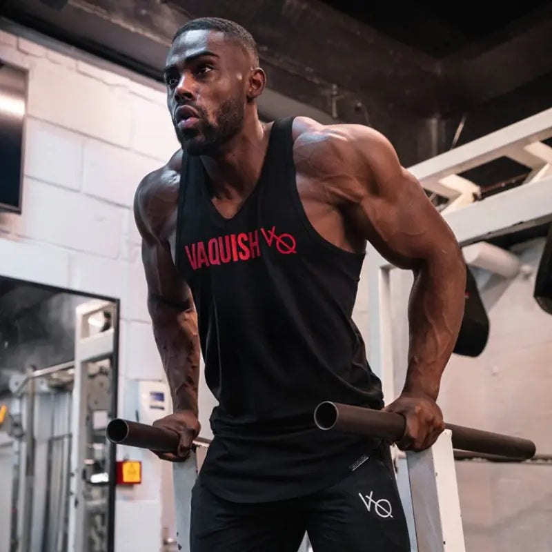 Men's Cotton Sleeveless Gym Fitness Training Vest