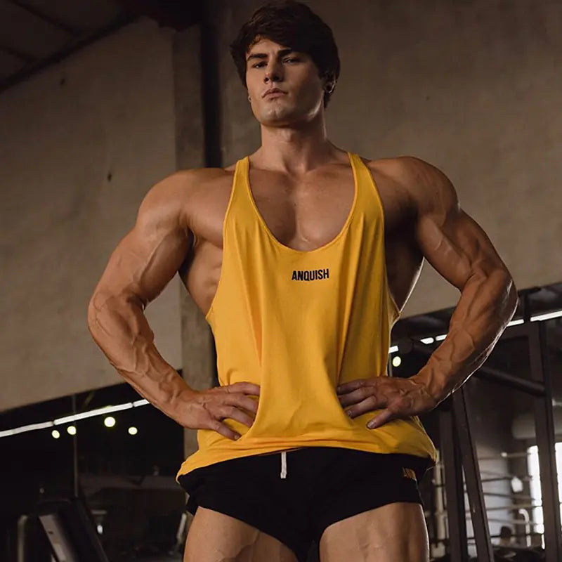 Men's Casual Cotton Vest for Gym & Exercise