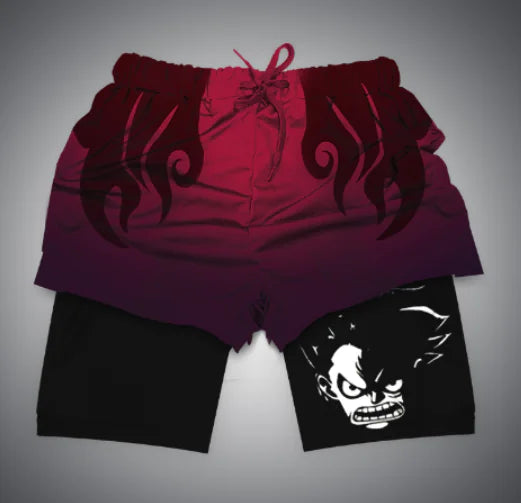 Anime Berserk 2-in-1 Gym Shorts for Men (3D Print)