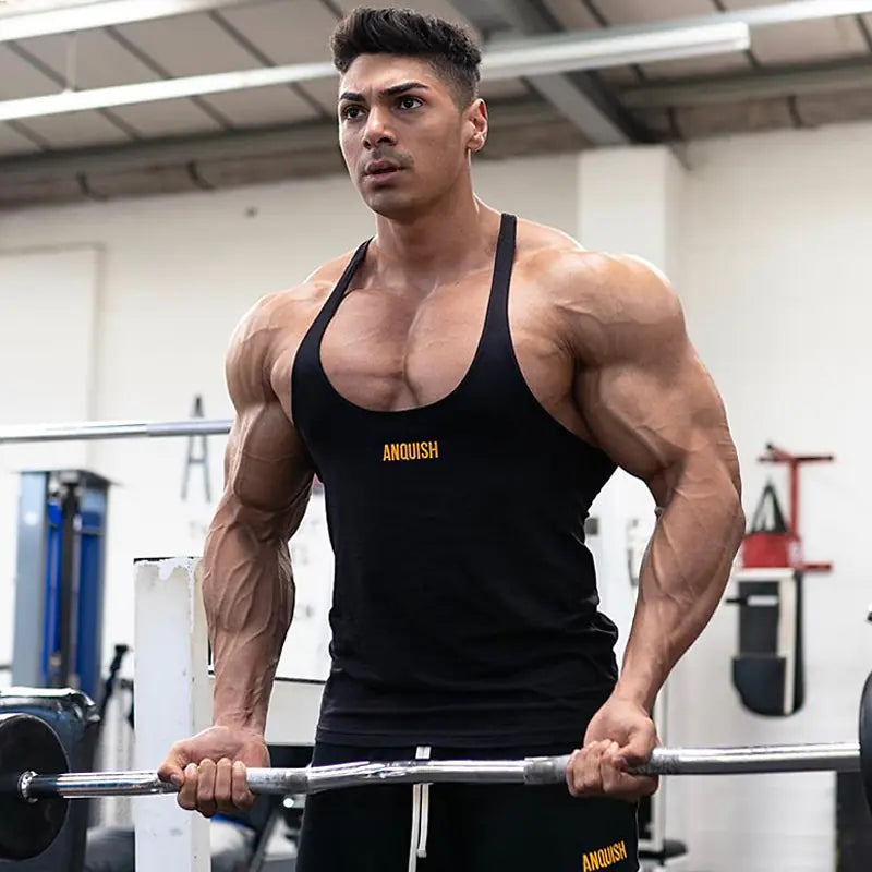 Men's Casual Cotton Vest for Gym & Exercise