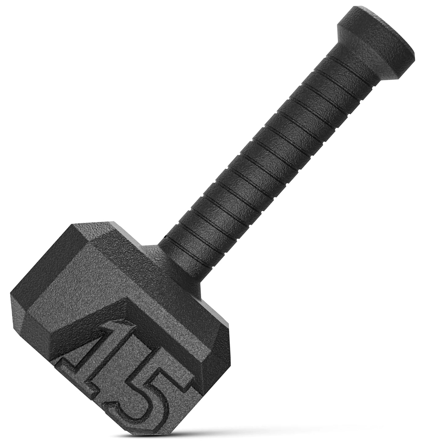 Tribe WOD Workout Hammer Kettlebell 15-70lb Adjustable - Cast Iron Strength Training Kettlebells for Muscle Building Cardio Fitness Hammer Strength Gym Equipment for Men and Women - Powder-Coated