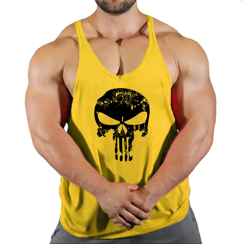Men's Breathable Cotton Gym Training Vest